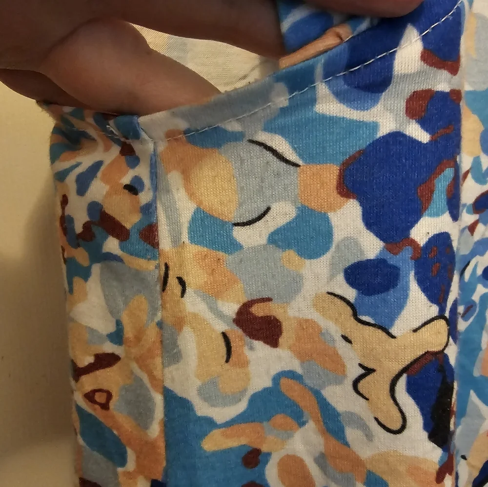 GUC Women's Abstract Floral Ruffled Sleeveless Top - 2XL - Picture 5 of 6